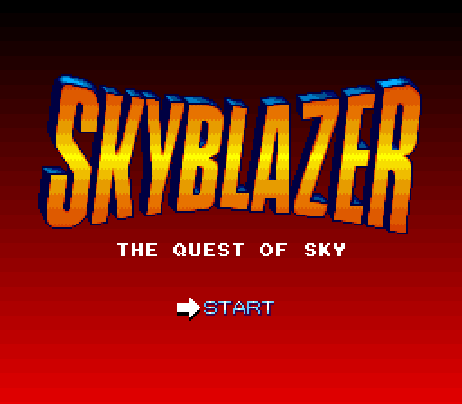 Title screen Screenshot 1