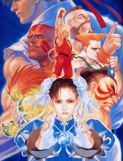 “Street Fighter II’ – Hyper Fighting” artwork