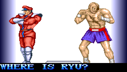 Ryu’s ending screenshot